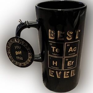 💥New Home Essentials Mug Best Ever TE Ac H ER Teacher Gift School 15 Oz Science